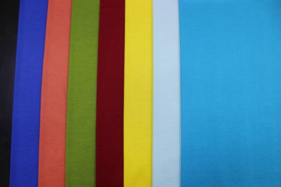 Single side plain weave fabric mercerizing