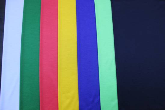 Single side plain weave fabric mercerizing