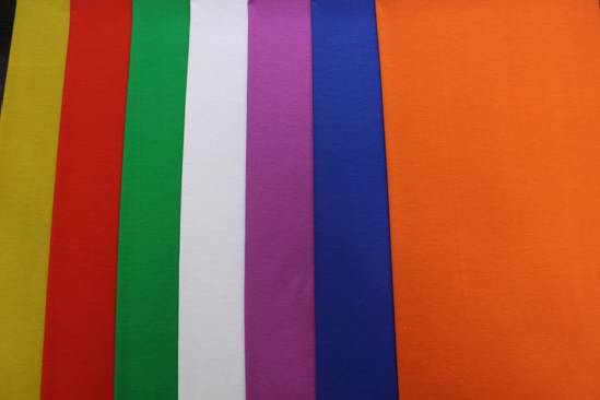 Single side plain weave fabric mercerizing